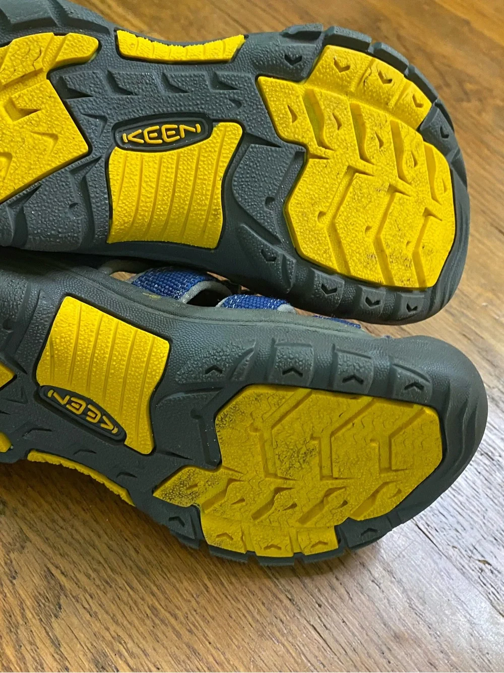 KEEN Newport H2 Kids Blue Gray Water Hiking Sandals Size 12